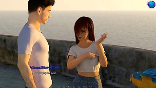 Hentai adventure at the gas station with some matrix hearts and big tit JOI