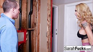 Elegant Sarah Jessie at tits action