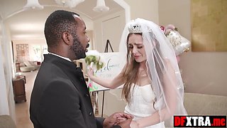 Petite bride group fucked before wedding