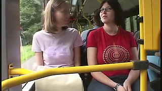 Laura Lion public fuck on a bus