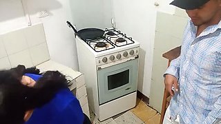 Father In Law Fucks Teen Hard Doggy Style & Makes Her Swallow Cum - Rough Homemade Sex
