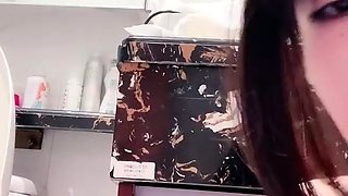 Small titted teen from EU masturbating