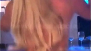 Indulge in a Brazilian blonde's wild passionate cuckold thrill with darkness