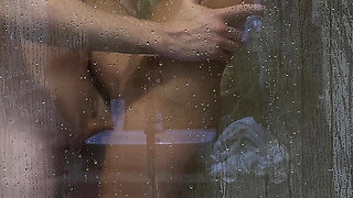 Morning Passionate Sex in the Shower From a Real Couple in Love