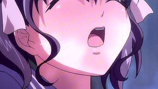 Public park anime slut drops panties for wet pussy play