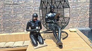 Alex Latex Deep Throat Blowjob - Summer Submission BDSM Fetish Sex