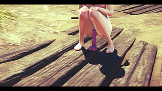 On Titans Hentai - Mikasa Do a Handjob with Cum in Her Face and Uses a Dildo - Manga Anime Japanese Asian Game Porn