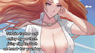 Rangiku breaks your dirty cock down (JOI, CEI)