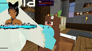 The Jenny Mod Fapcraft Minecraft - Its Bia and Allie the Genie and I Am Fucking Them Both