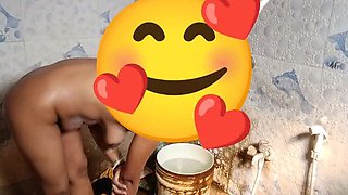 Neighbor Bhabhi Secret Bath Carrot Masturbation Squirting Orgasm Indian Desi Big Tits