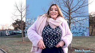 Marica Chanelle's big tits trailer by Public Agent