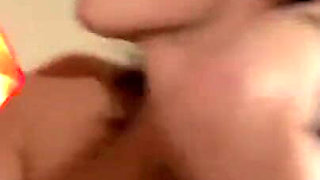 Brunette babe gets anally fucked while someone watching her