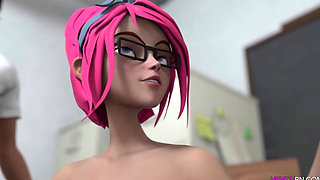Sexy teacher teach students how to fuck - 3D Hentai School Sex