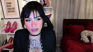 Very Hot Amateur French Teen couple tit fuck on Webcam