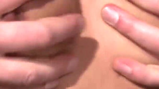 Glorious milf fucks two studs