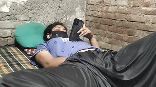 Desi Village girl masterbating when she watching video