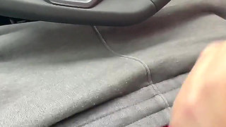 Sloppy Handjob in a Car in Supermarket Parking Lot