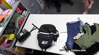 Seductive Veronica's cunt drilled on the office desk