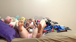 College Girl Feet Hitachi Orgasm