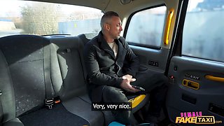 Female faux cab - cherry candle redhead driver raw for muscles and Big Dick hot fucking car porno