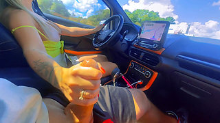 Mysterious Uber Driver Jerks off During Ride