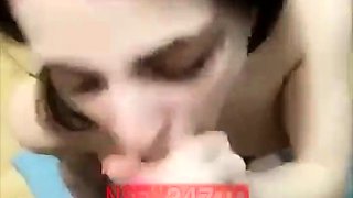 Cute brunette young hookup amateur teen blowjob