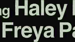 Haley and Freya's fingering sex