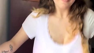 Beautiful brunette with big boobs jerk off instrucions