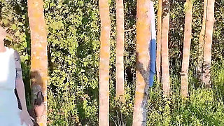 Small Teen Ass Gets Rough Stretched in the Sunset