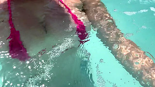 Artemisia Love Showing Her Perfect Tits in a Micro Bikini Underwater