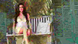 ThisIsGlamour Harriet H In Cute Lingerie BTS LEWD