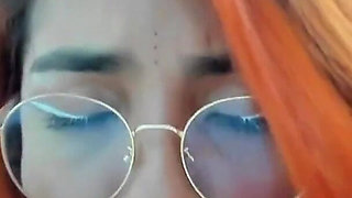 Girl with Color Hair Masturbates Very Hot on Camera P6