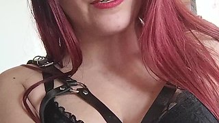 German Mistress Commands You to Suck Cock and Swallow Cum