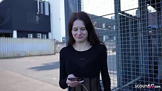 GERMAN SCOUT - Redhead Teenager Peach Delina