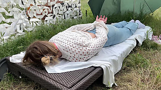 Blondie Captured: Mouth Gagged and Tickled