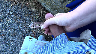 City Tour Gone Wild - Risky Handjob, Blowjob and Doggy - Almost Caught!