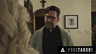 PURE TABOO Conservative Lexi Lore Confesses Lustful Thoughts To Priests Who Offer To Purge Her Sin