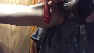 Anal Pussy BBC Dildo Play