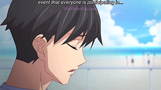 Big Natural Tits Girlfriend Banged Hard the Backseat of the Car (Hentai Sex) Eng Sub