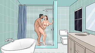 Eva's Ecstasy #11 Steamy Shower Sex with Boyfriend's Stepdad