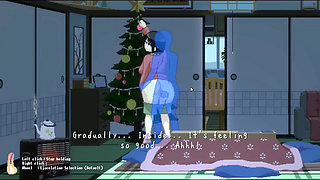 Hentai Game - Wife with Huge Tits Takes Rough Sex in the House