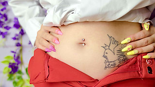 A Lot of Pee in Pants! Look How Wet Floor I Make It!