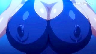 They confess their love to each other in the pool, with breast milk leaking from their breasts.