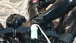 She Gets Tied up, Brought to Orgasm, and Fucked in the Mouth!