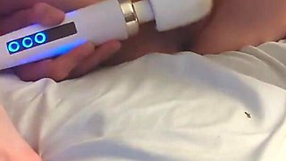 4K Solo Close up Masturbating with a Wand and Cumming Multiple Times - Richelle Rose