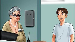 Summertime Saga Sex Scene - Step-grandma Nude Photoshoot At Hotel - Gamer Girl And Car Toon