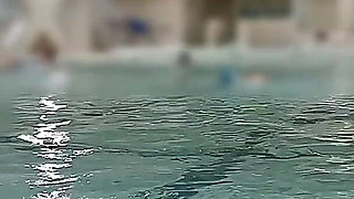 Japanese Mature Woman at the Pool