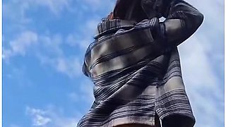 No Panties In Public Park