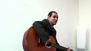 super super hot Latina teenager tramp gets down on all