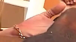 Blonde White Teen Gets Ass Fucked by the Big Black Cock of a Muscled Black Guy